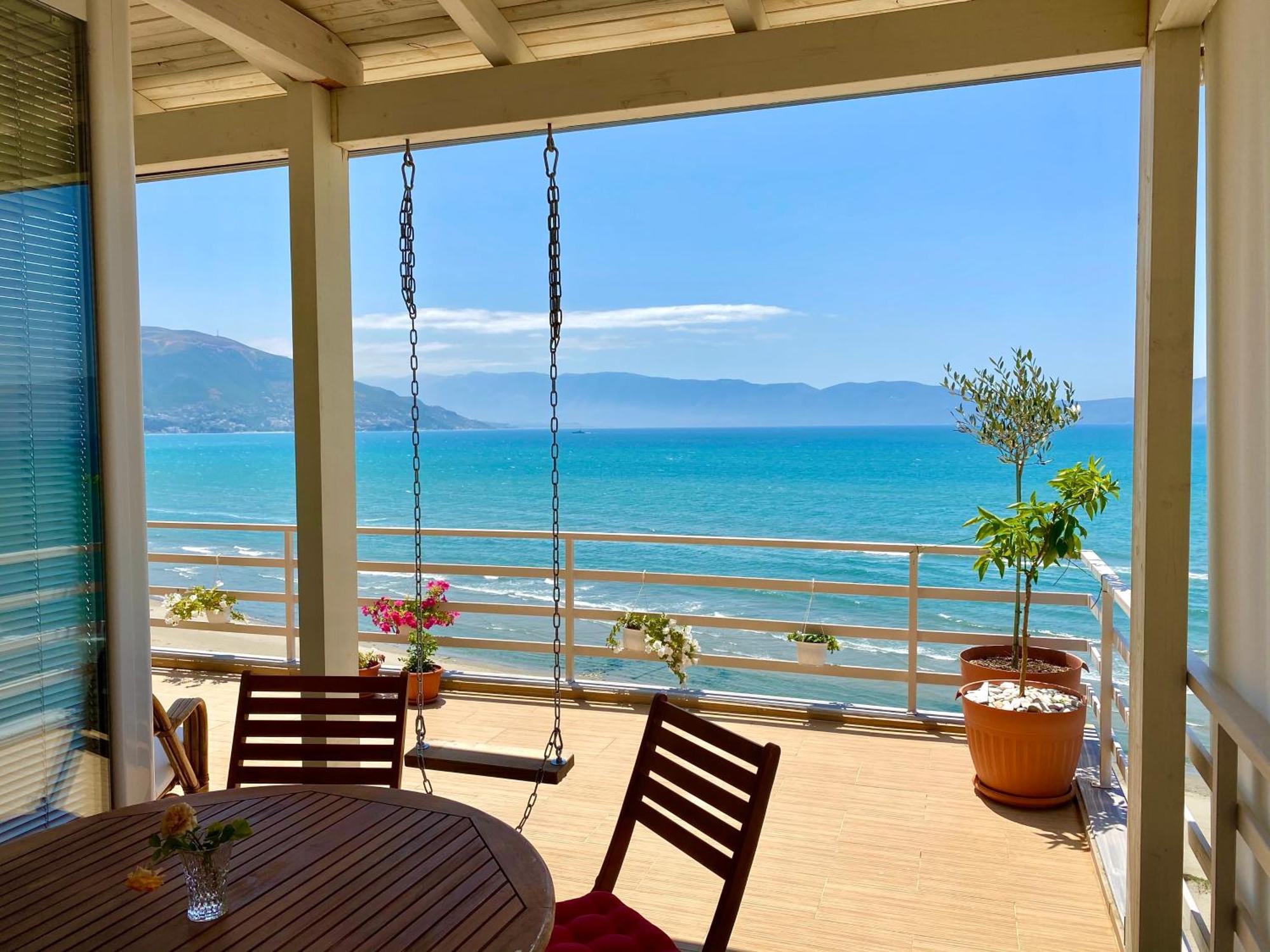 Eka Luxury Two-Bedroom Seaview Apartment Vlorë Exterior foto